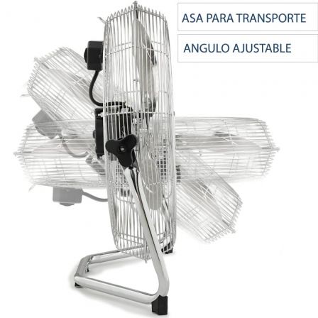 Blaupunkt Ventilador de Suelo Industrial Cromado 40cm 90W Blaupunkt Ventilador de Suelo Industrial Cromado 40cm 90W